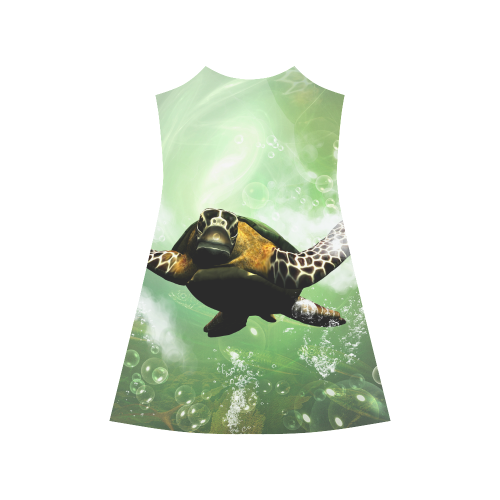 Cute turtle Alcestis Slip Dress (Model D05)