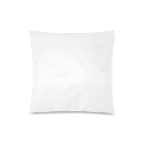 Polygon Skull black white Custom Zippered Pillow Case 20"x20"(One Side)