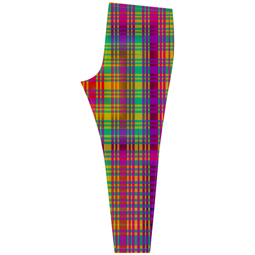 Rainbow Tartan Cassandra Women's Leggings (Model L01)