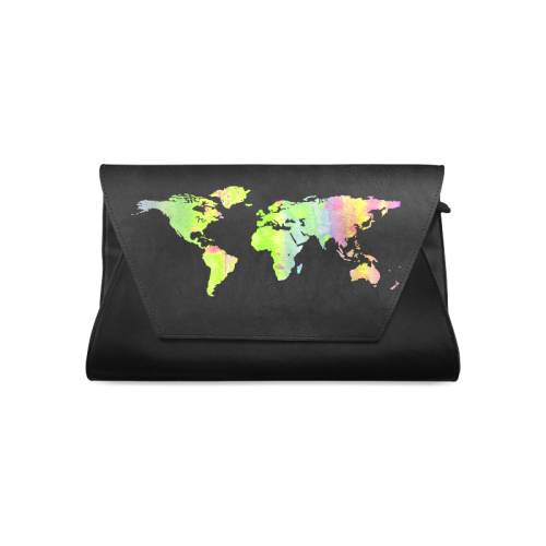 World Map Clutch Bag (Model 1630)
