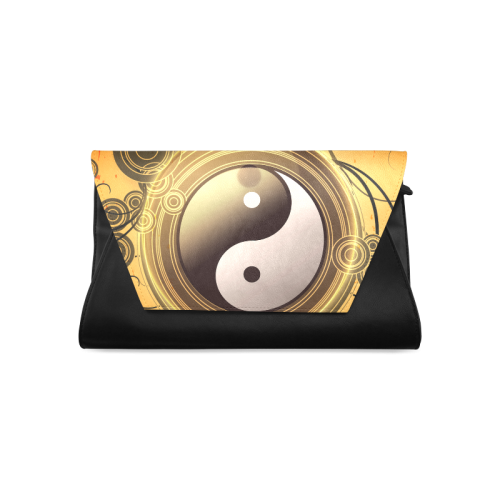 The sign, ying and yang Clutch Bag (Model 1630)