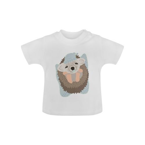 Baby Boy Hedgehog Baby Classic T-Shirt (Model T30)