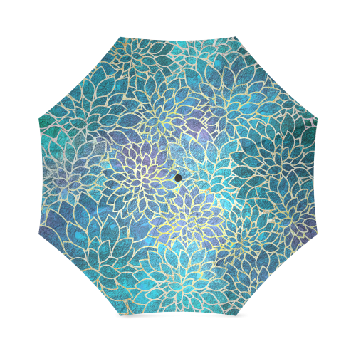 Floral Abstract 4 Foldable Umbrella (Model U01)