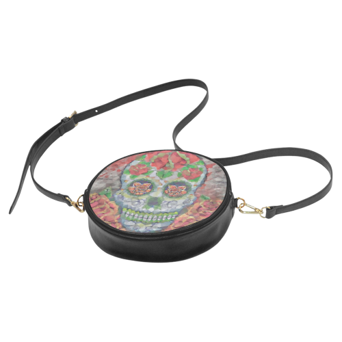 Polygon Skull Round Sling Bag (Model 1647)