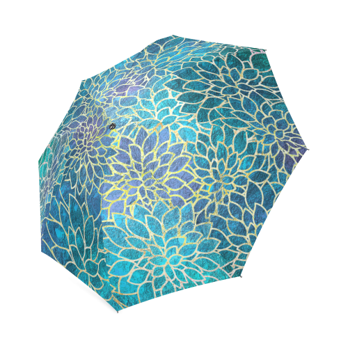 Floral Abstract 4 Foldable Umbrella (Model U01)