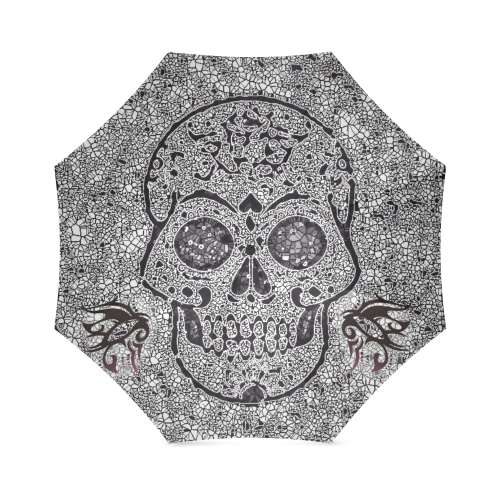 Mosaic Skull Foldable Umbrella (Model U01)