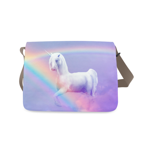 Unicorn and Rainbow Messenger Bag (Model 1628) ID D297414