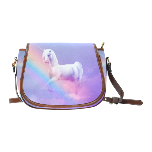 Unicorn and Rainbow Saddle Bag/Large (Model 1649)