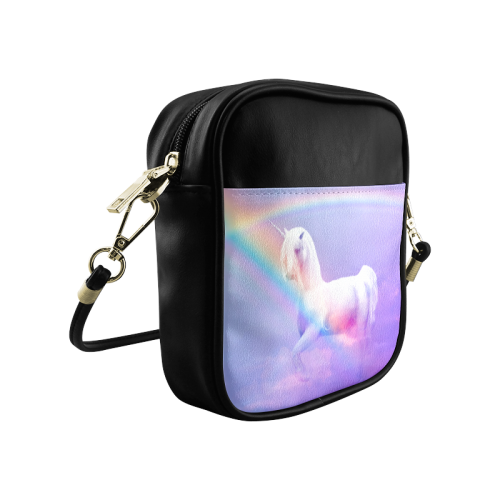 Unicorn and Rainbow Sling Bag (Model 1627)