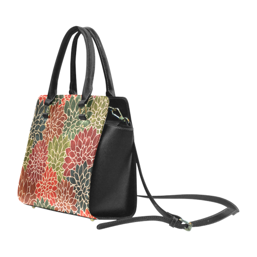 Floral Abstract 2 Classic Shoulder Handbag (Model 1653)