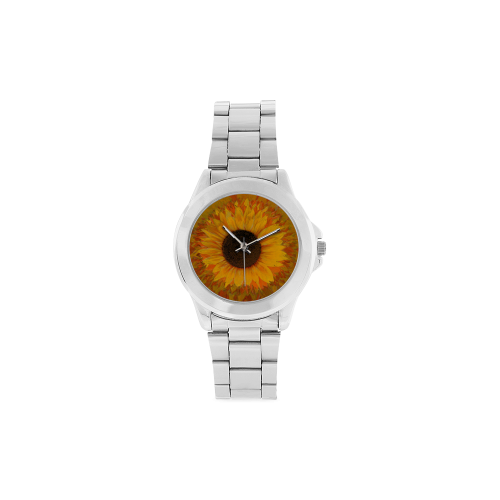 Sunflower Unisex Stainless Steel Watch(Model 103)
