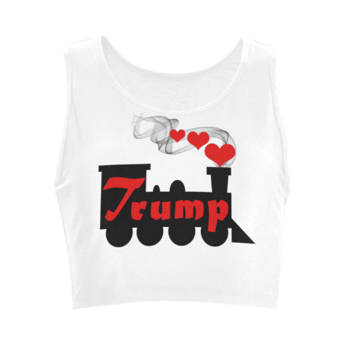 Trump Train Victory Women's Crop Top (Model T42)