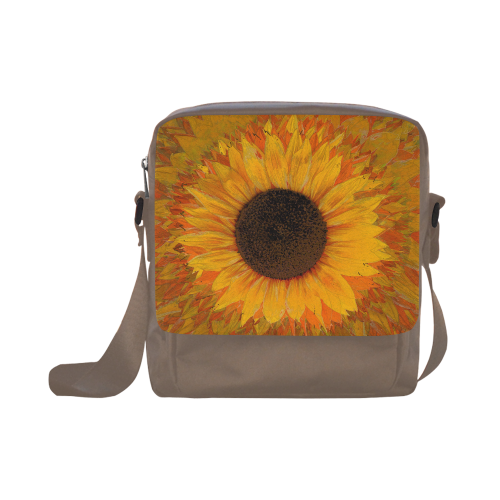 Sunflower Crossbody Nylon Bags (Model 1633)