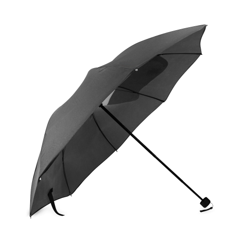 Elegant Skull with hat,B&W Foldable Umbrella (Model U01)