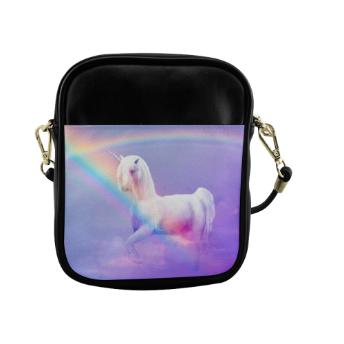 Unicorn and Rainbow Sling Bag (Model 1627)