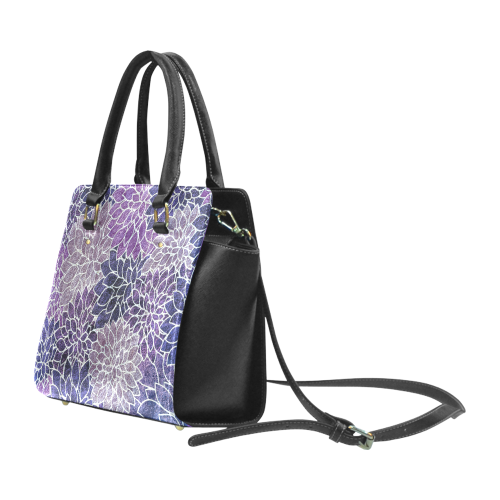 Floral Abstract 3 Classic Shoulder Handbag (Model 1653)