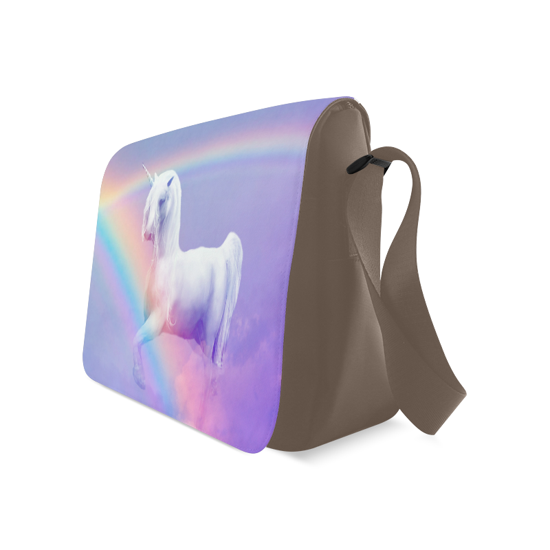 Unicorn and Rainbow Messenger Bag (Model 1628) ID D297414