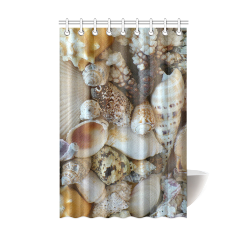 Shells Of Sanibel Shower Curtain 48"x72"