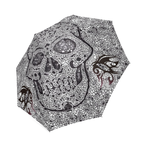 Mosaic Skull Foldable Umbrella (Model U01)