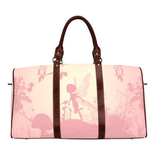 Cute fairy in soft colors Waterproof Travel Bag/Small (Model 1639)