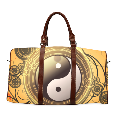 The sign, ying and yang Waterproof Travel Bag/Small (Model 1639)