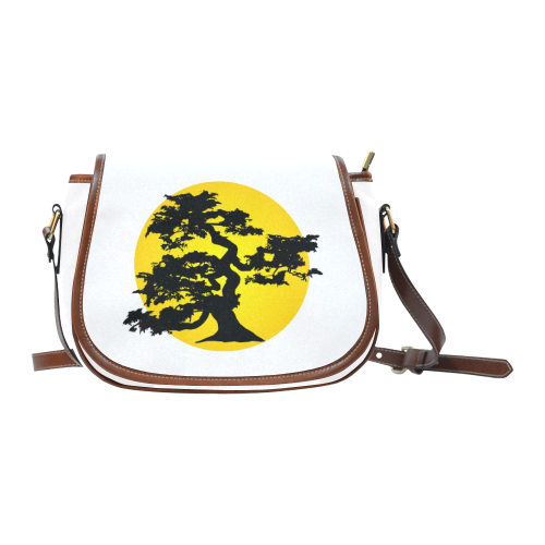 Bonsai Sun Saddle Bag/Small (Model 1649) Full Customization