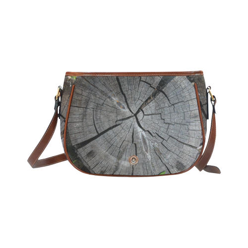 Dried Tree Stump Saddle Bag/Large (Model 1649)