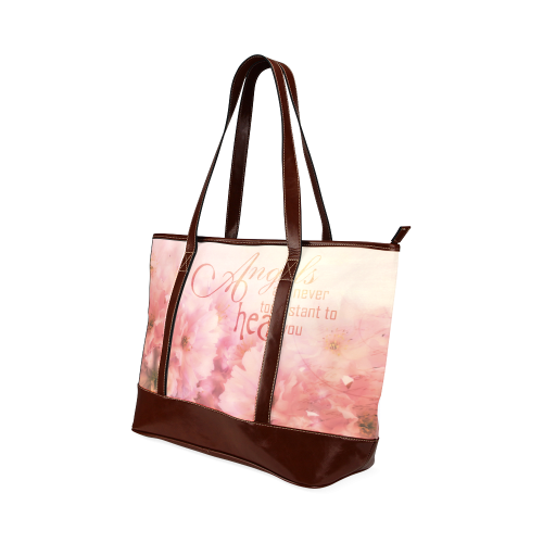 Pink Cherry Blossom for Angels Tote Handbag (Model 1642)