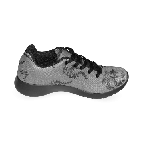 Tiny black flowers Women’s Running Shoes (Model 020)