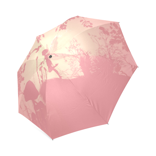 Cute fairy in soft colors Foldable Umbrella (Model U01)