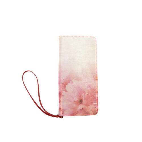 Pink Cherry Blossom for Angels Women's Clutch Wallet (Model 1637)