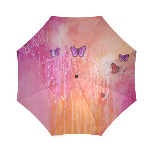 Kelly-ann's Butterfly's Foldable Umbrella (Model U01)