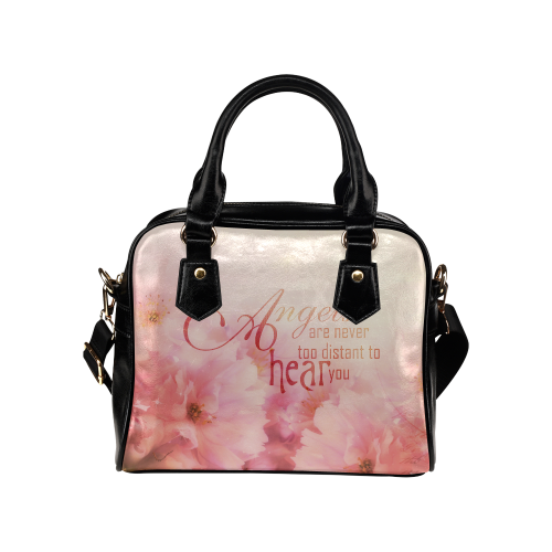 Pink Cherry Blossom for Angels Shoulder Handbag (Model 1634)
