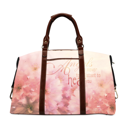 Pink Cherry Blossom for Angels Classic Travel Bag (Model 1643)