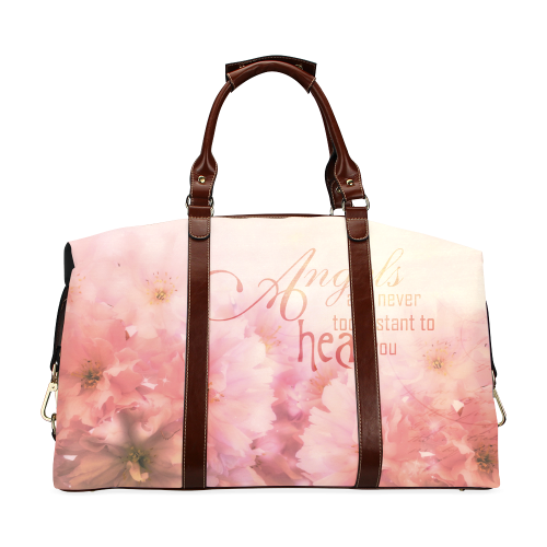 Pink Cherry Blossom for Angels Classic Travel Bag (Model 1643)