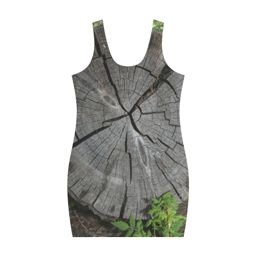 Dried Tree Stump Medea Vest Dress (Model D06)