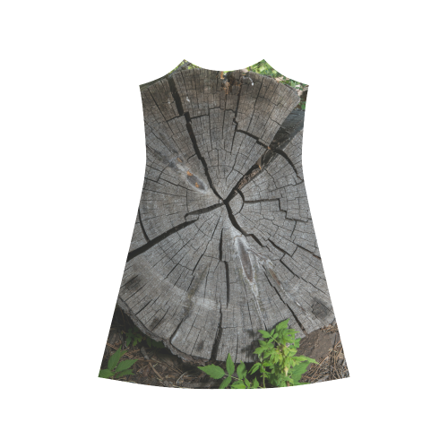 Dried Tree Stump Alcestis Slip Dress (Model D05)