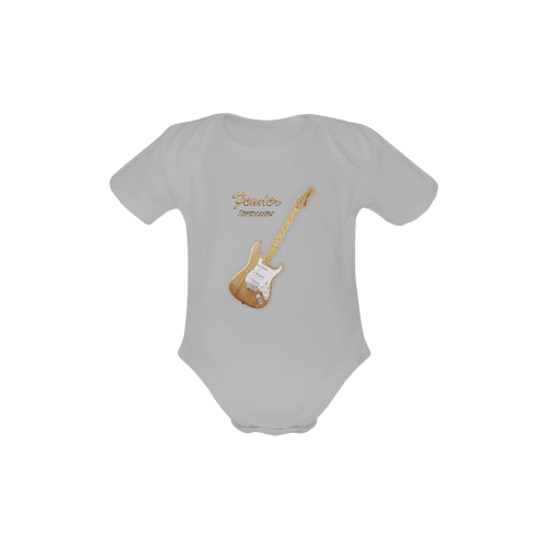 American Fender Stratocaster Baby Powder Organic Short Sleeve One Piece (Model T28)