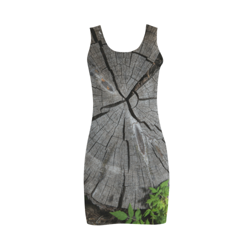 Dried Tree Stump Medea Vest Dress (Model D06)