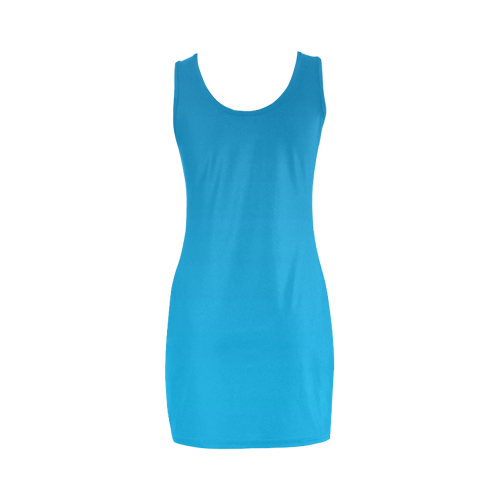 Sky blue gradient VAS2 Medea Vest Dress (Model D06)