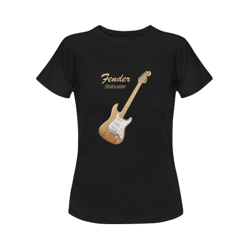 American Fender Stratocaster Women's Classic T-Shirt (Model T17）
