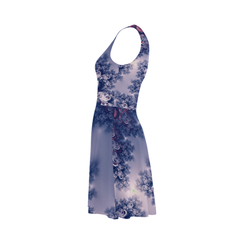 Purple Frost Fractal Sundress Atalanta Sundress (Model D04)