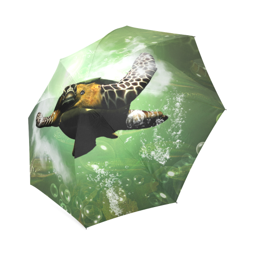 underwater world, turtle Foldable Umbrella (Model U01)