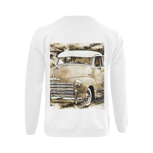 Vintage Chevrolet Chevy Truck Gildan Crewneck Sweatshirt(NEW) (Model H01)