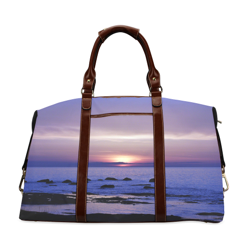 Blue and Purple Sunset Classic Travel Bag (Model 1643)