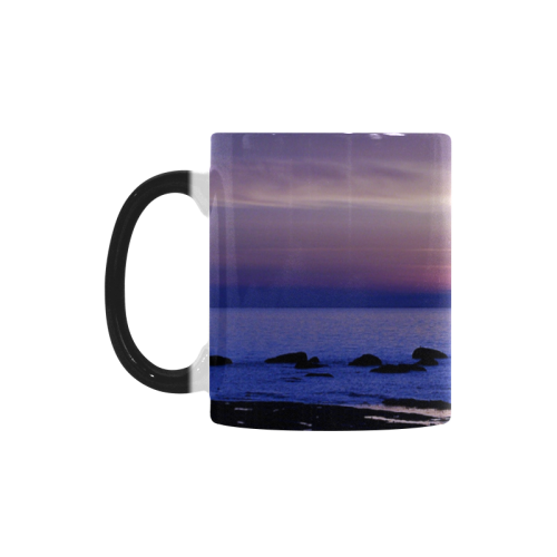 Blue and Purple Sunset Custom Morphing Mug