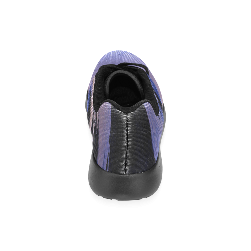 Blue and Purple Sunset Men’s Running Shoes (Model 020)