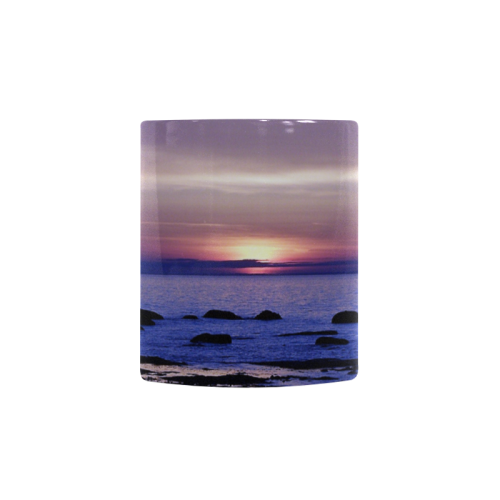 Blue and Purple Sunset Custom Morphing Mug