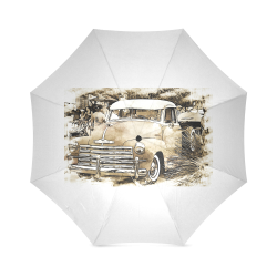 Vintage Chevrolet Chevy Truck Foldable Umbrella (Model U01)