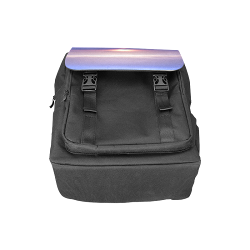 Blue and Purple Sunset Casual Shoulders Backpack (Model 1623)